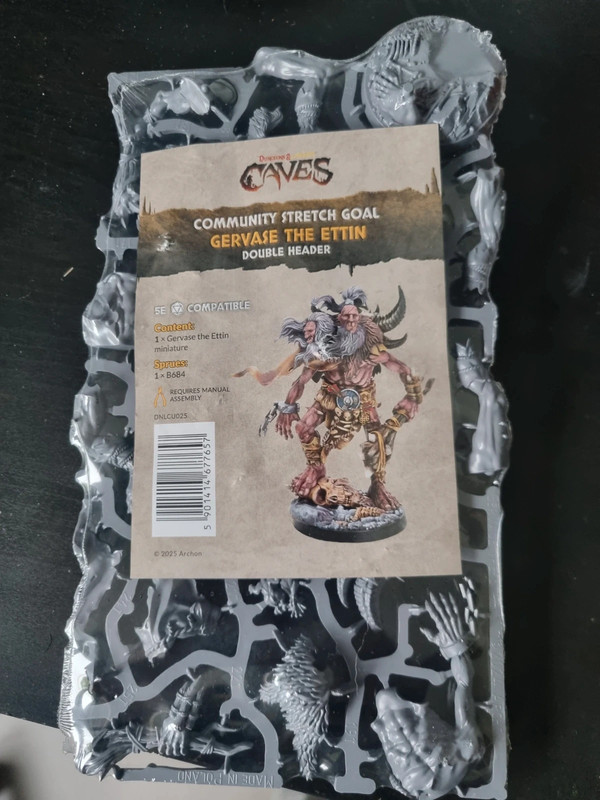 Giant/Ettin D&D miniature