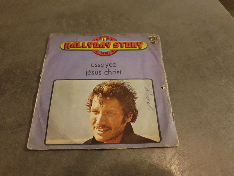 Vinyle 45T Johnny Hallyday story - Vol.19 - Essayez - Jésus Christ - Philips 6009 443