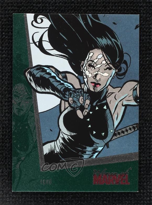 2013 Rittenhouse Women of Marvel Series 2 Emerald 71/100 Echo #20 13ji