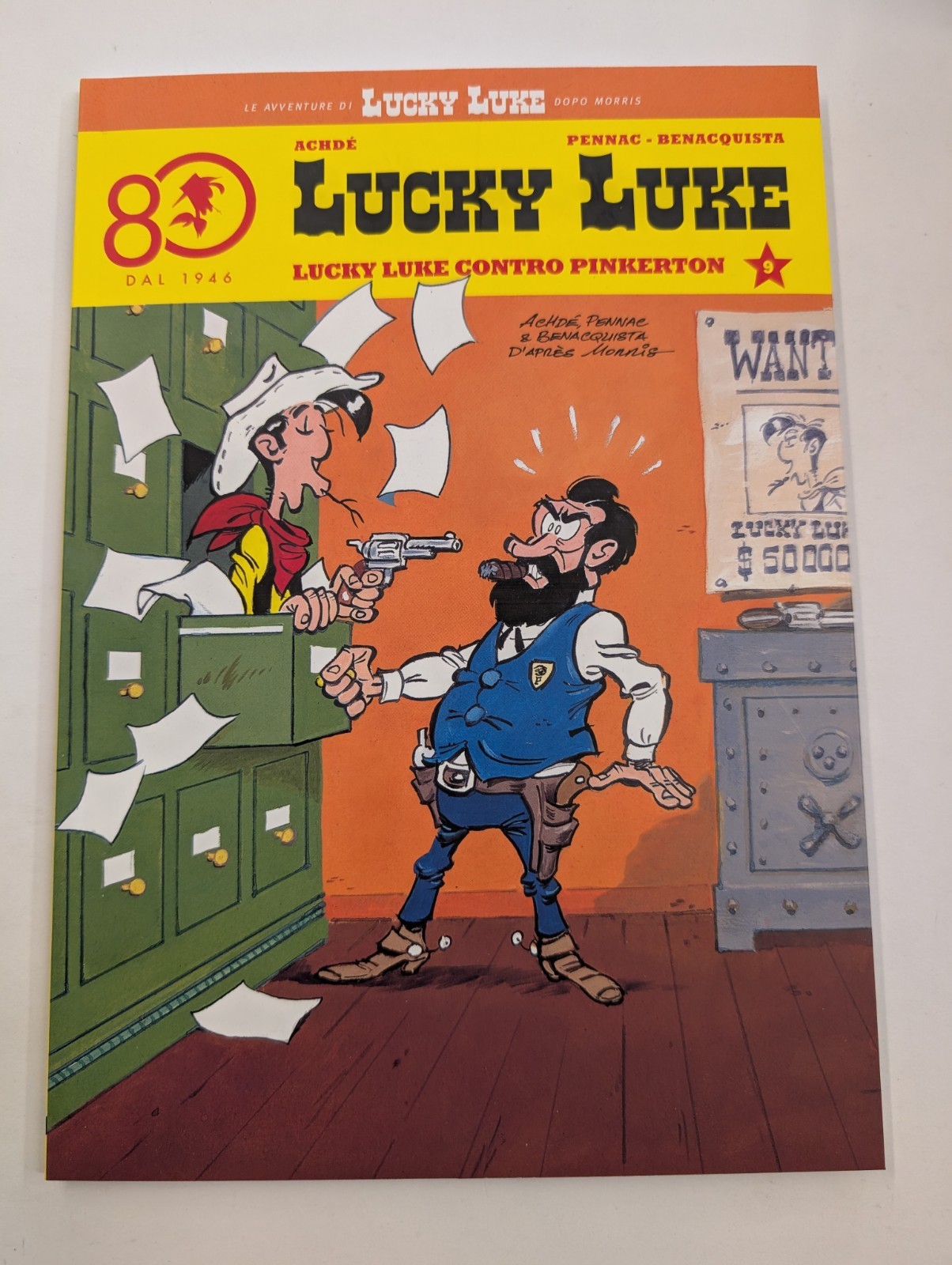 LUCKY LUKE CONTRO PINKERTON N. 9  Nuovo EDICOLA SETTEMBRE 2026 GAZZETTA 