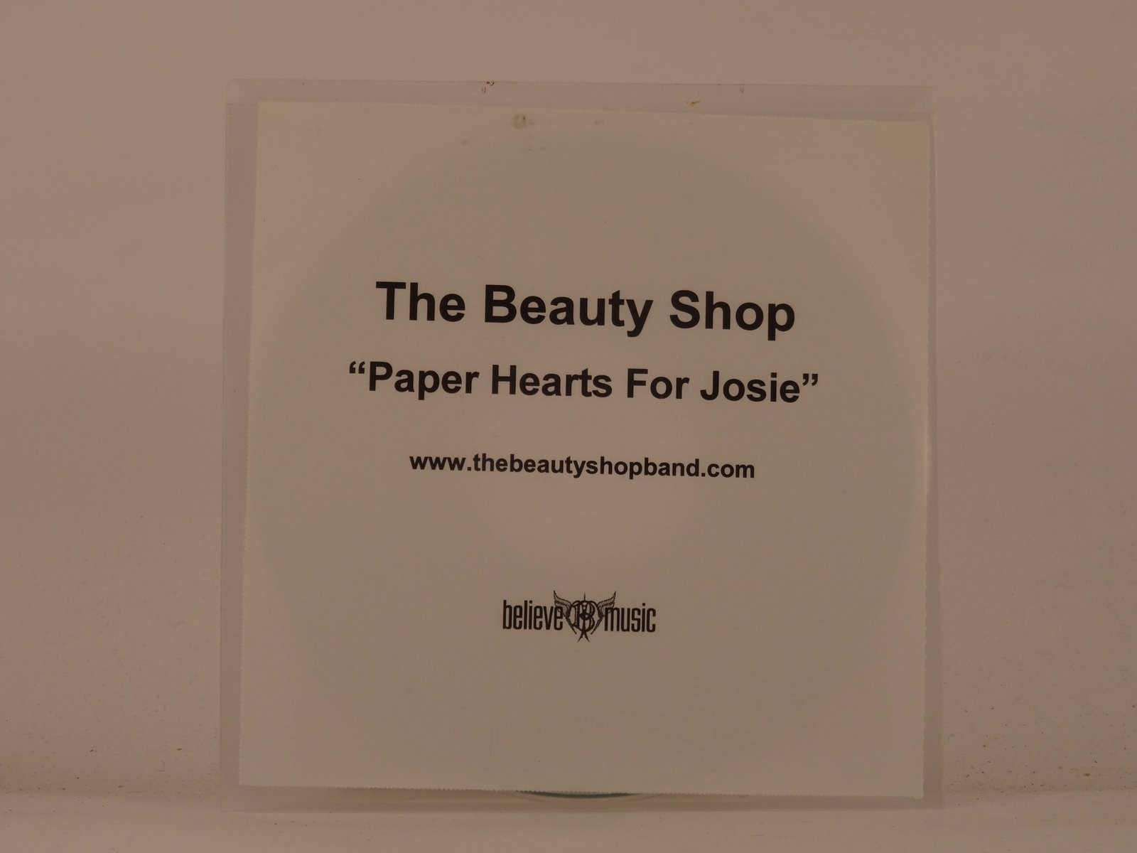 THE BEAUTY SHOP PAPER HEARTS FOR JOSIE (L47) 1 Track Promo CD Single including W