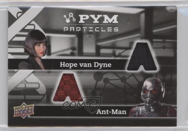 2015 Upper Deck Marvel Ant-Man Dual Character Memorabilia Hope van Dyne 1j8
