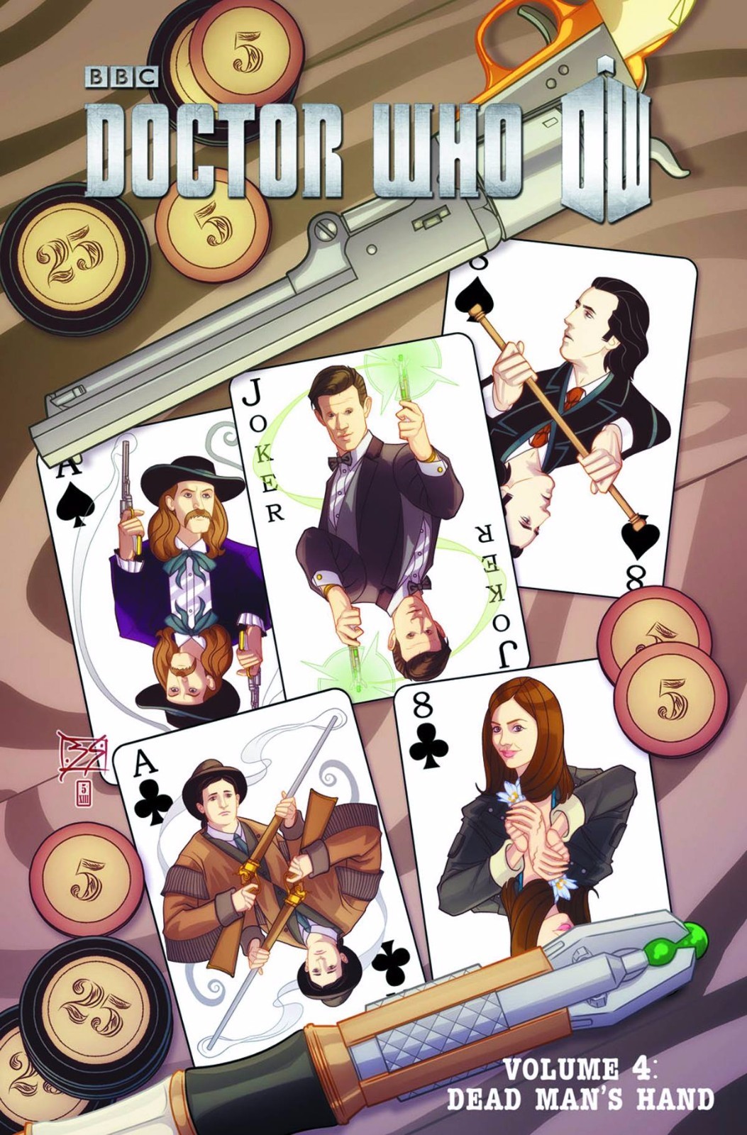 Doctor Who Vol 4: Dead Man's Hand di Tony Lee & Mike Collins 2014 TPB IDW FUORI PRODUZIONE