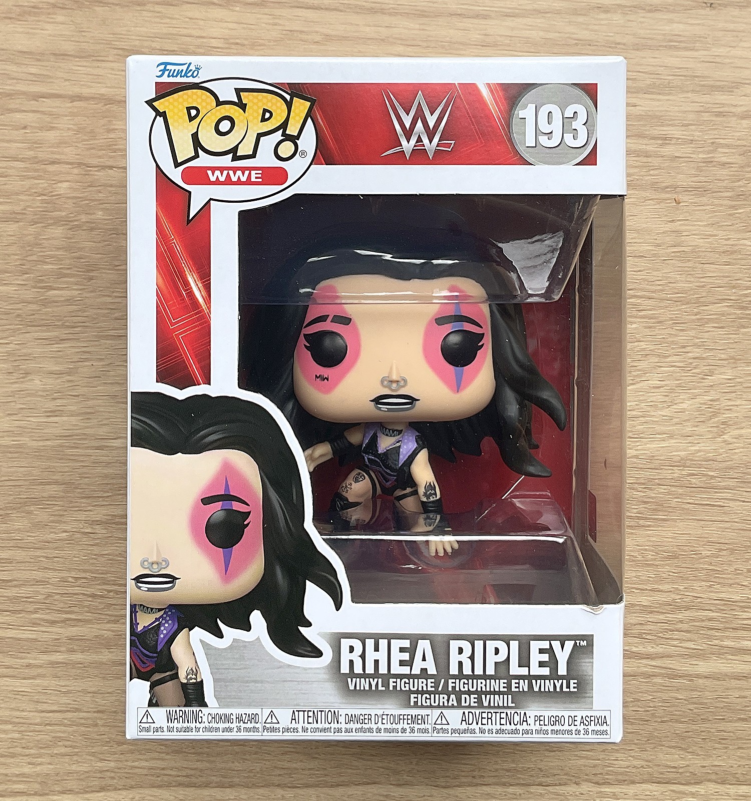 Funko Pop WWE Rhea Ripley #193 + protezione omaggio