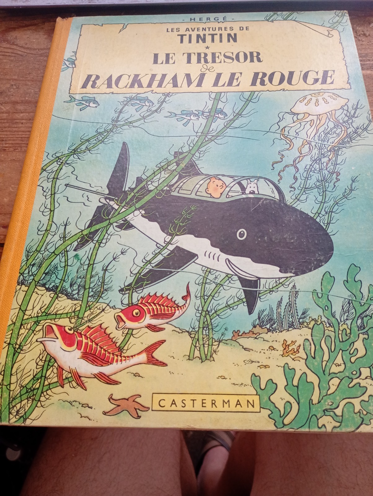 le trésor de RACKHAM le ROUGE HERGE casterman 1956