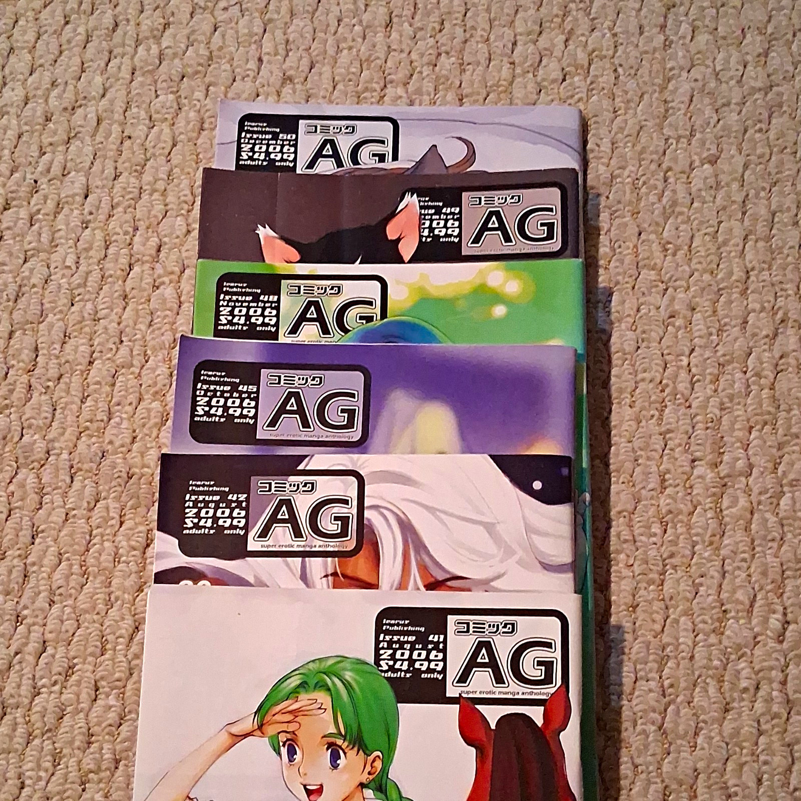 Icarus Publishing AG #41 42 45 48 49 50 (2006) manga inglese