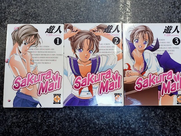 Sakura Mail  U-Jin ed. Goen  Lotto 8 pezzi N.1/2/3/4/5/6/7/8