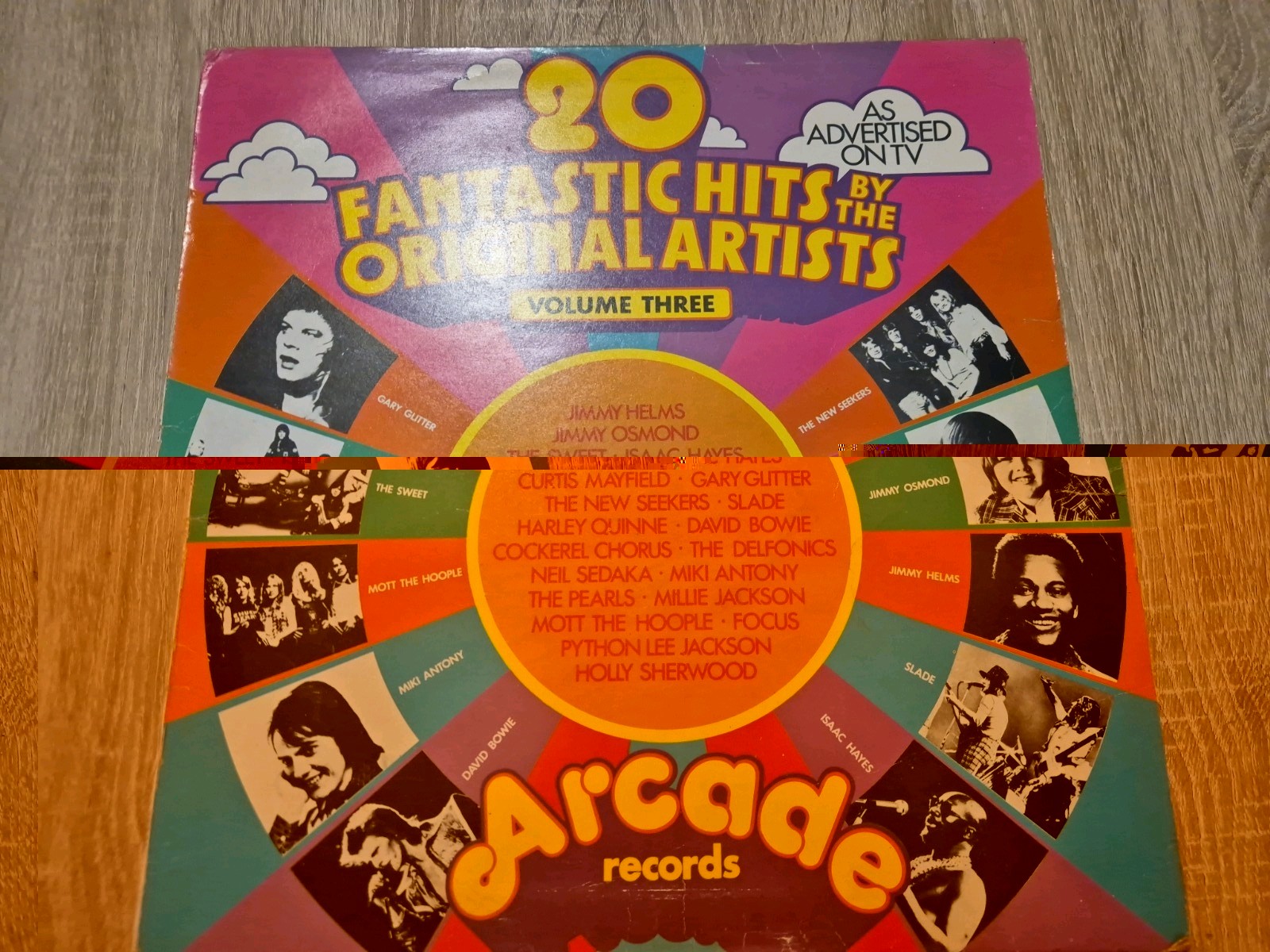 VARIOUS ARTISTS " 20 FANTASTIC HITS VOL 3" 12" VINYL RECORD ARCADE
