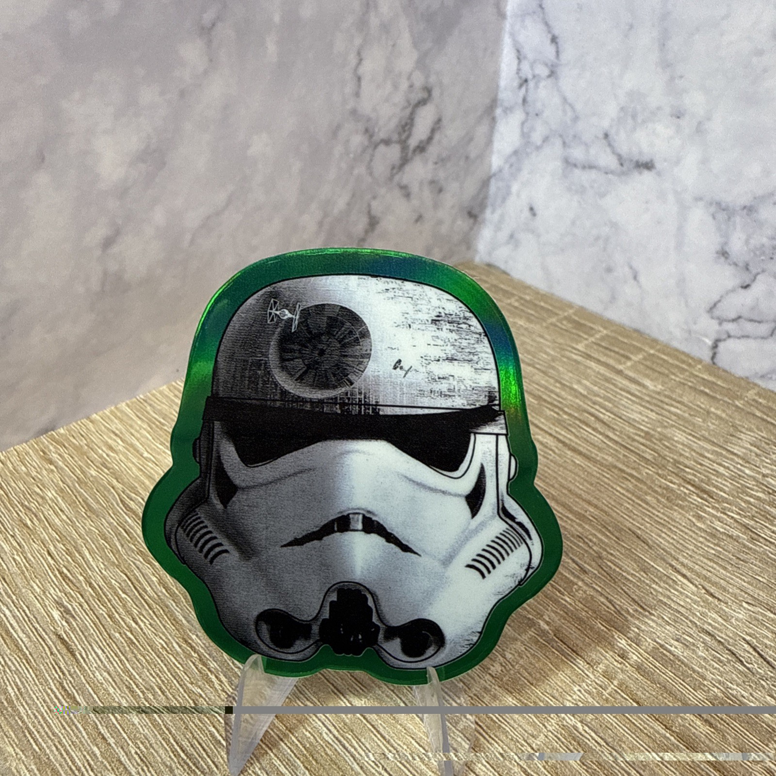Topps 2026 Star Wars Chrome Stormtrooper Command #SC-3 - Green Refractor /99