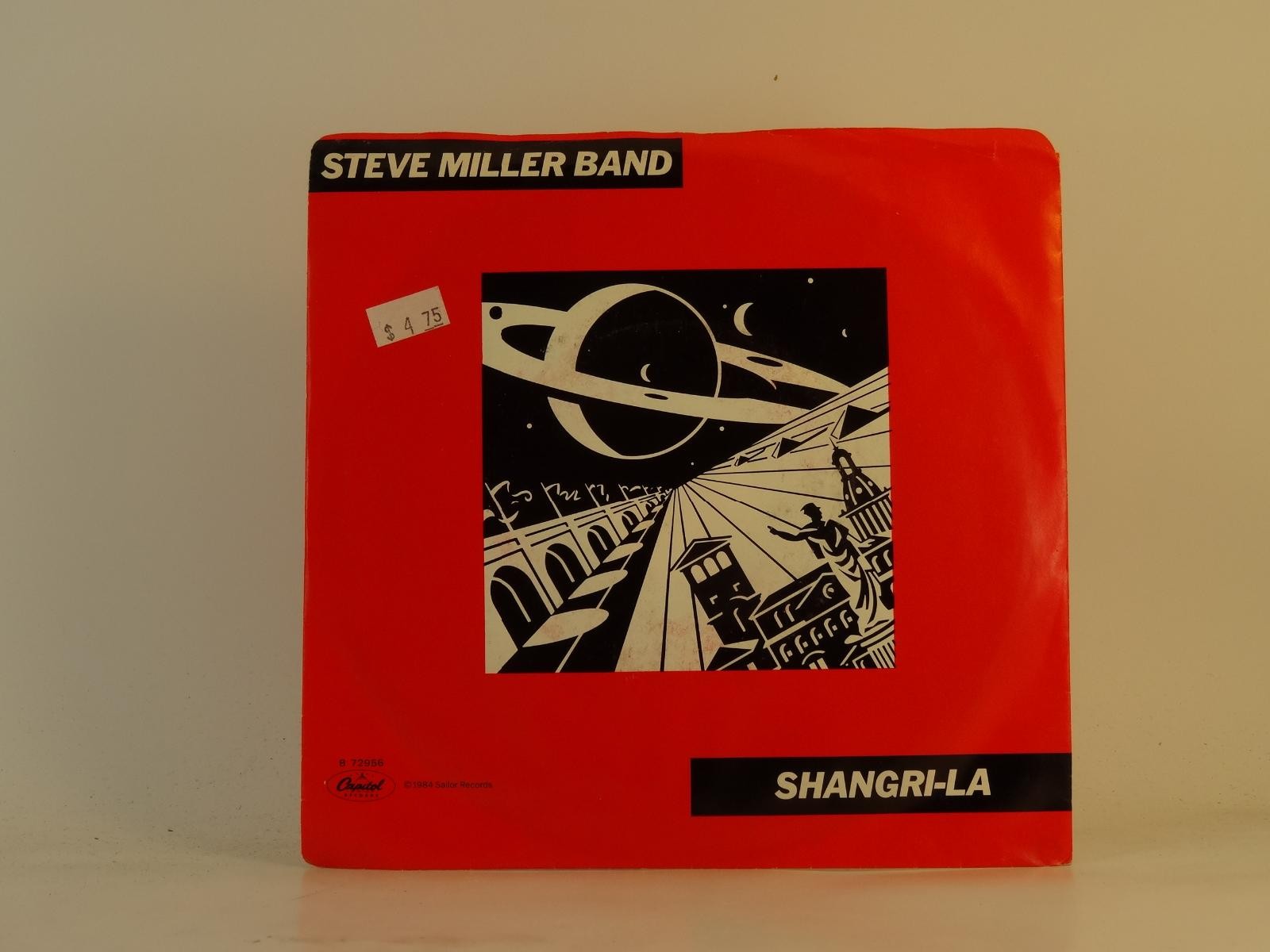 STEVE MILLER BAND SHANGRI-LA (58) 2 Track 7" Single plus Picture Sleeve CAPITOL 