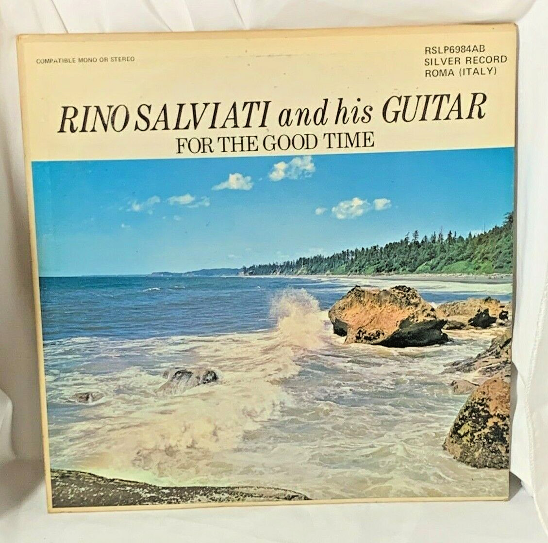 Rino Salviati & his Guitar For All the Good Time RSLP6 Vinyl Lp Signed Inscribed