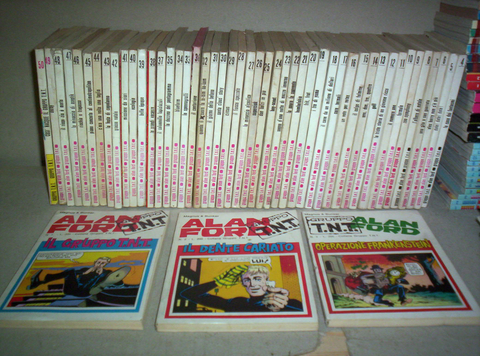 ALAN FORD GRUPPO TNT SEQUENZA COMPLETA DAL N.1 AL N.30 MOLTO BUONI/OTTIMI
