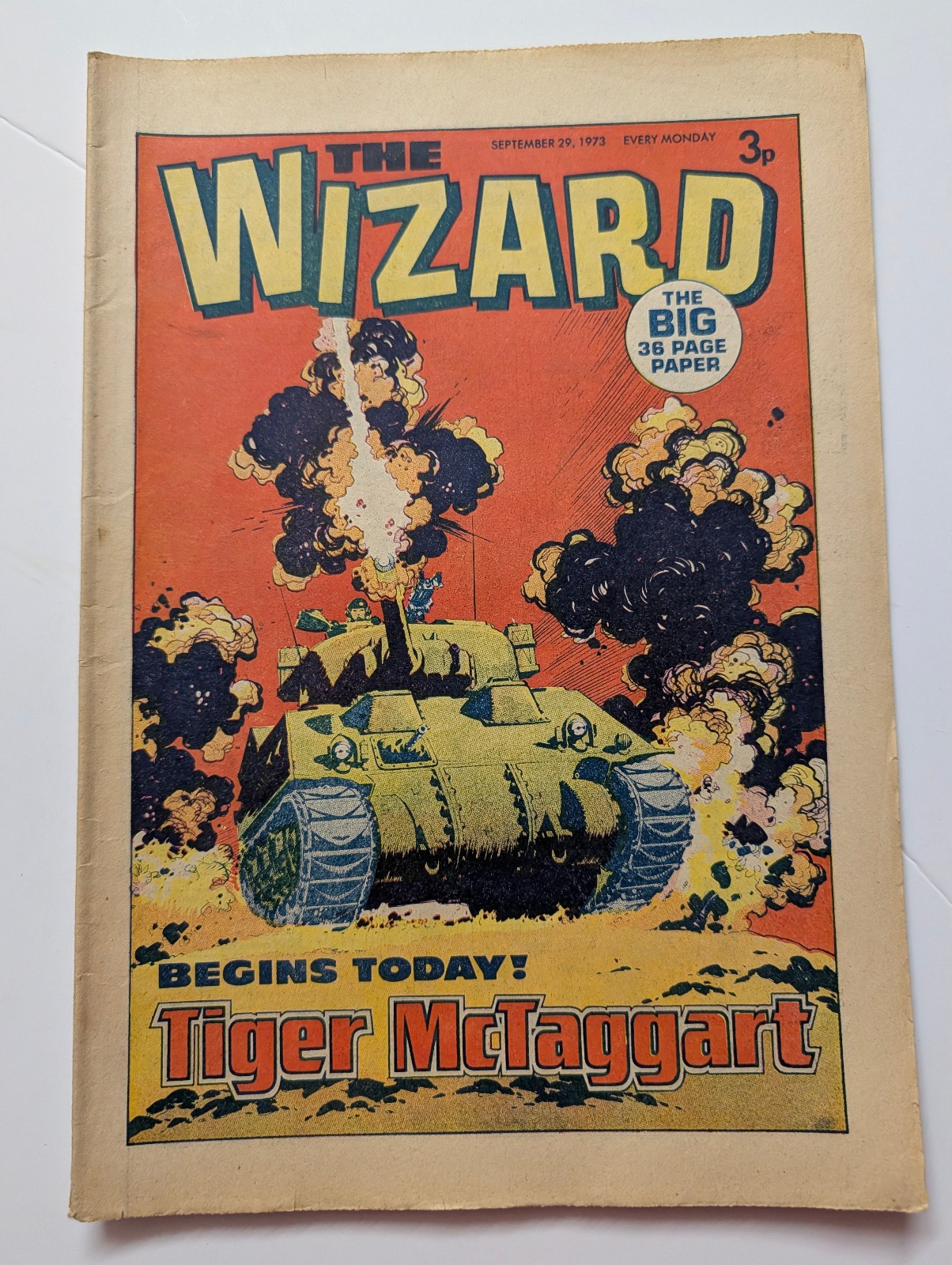 Wizard Comic, September 29th 1973.