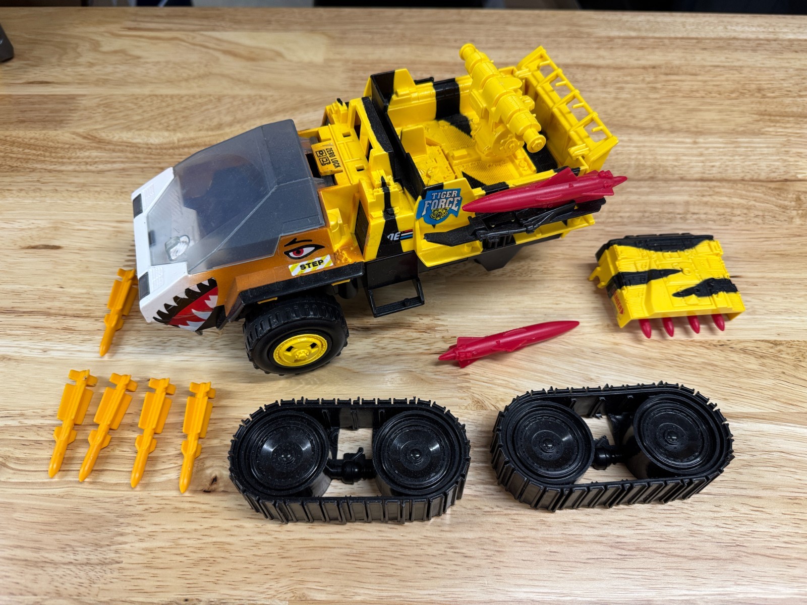 1988 GI Joe Tiger Force Tiger Cat Vehicle Hasbro Incomplete READ