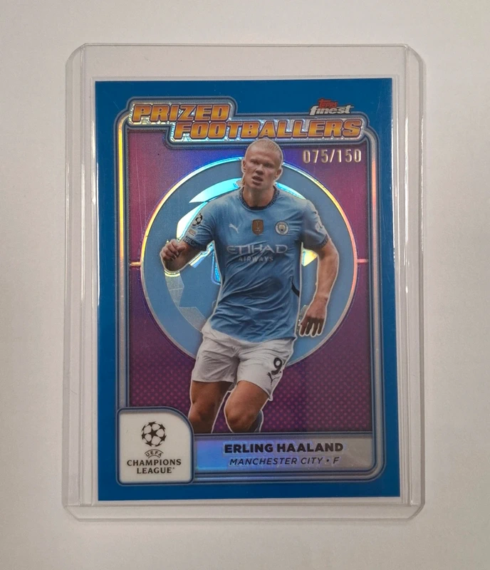 2024-25 Topps Finest Erling Haaland Prized Footballers  /150