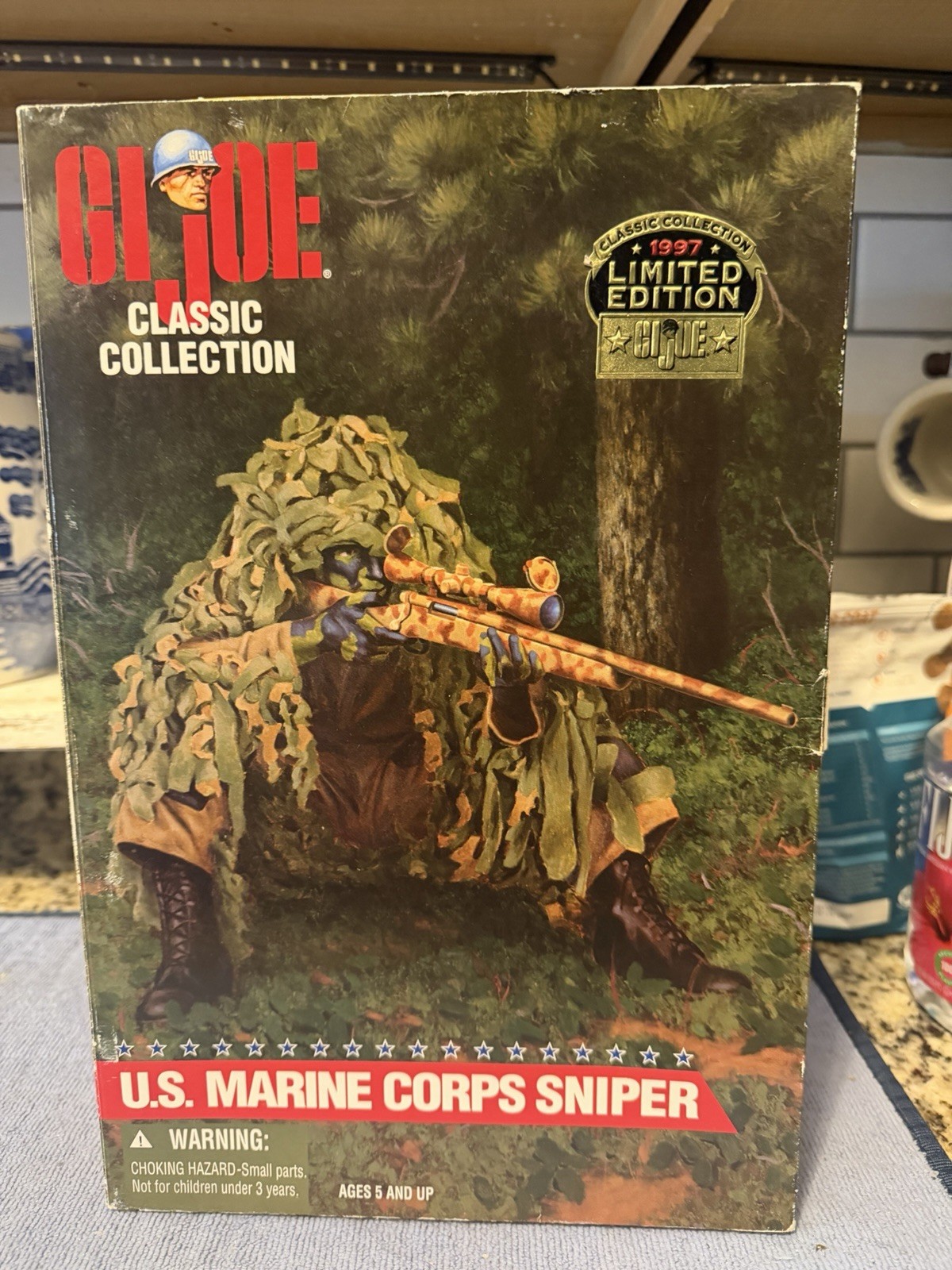 1997 Limited Ed. G.I. Joe Classic Collection U.S. Marine Corps Sniper 12-inch