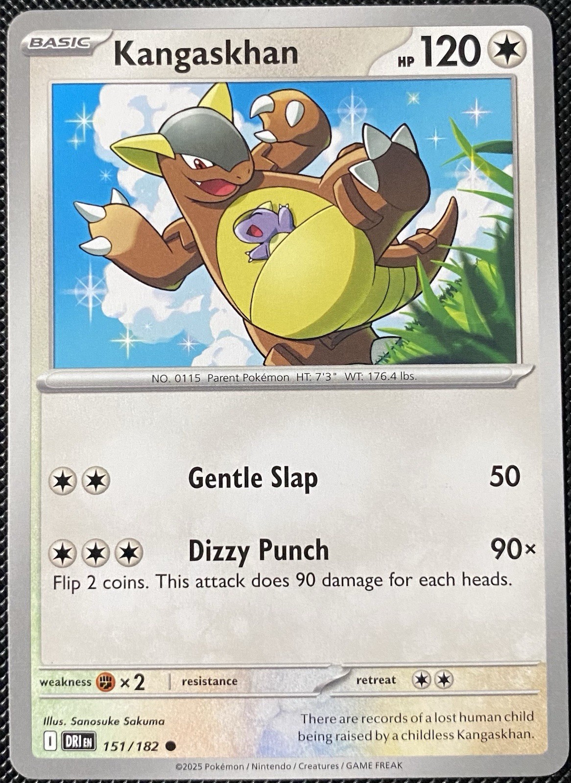 Kangaskhan 151/182 Sv10: Destined Rivals Regular NM Pokémon