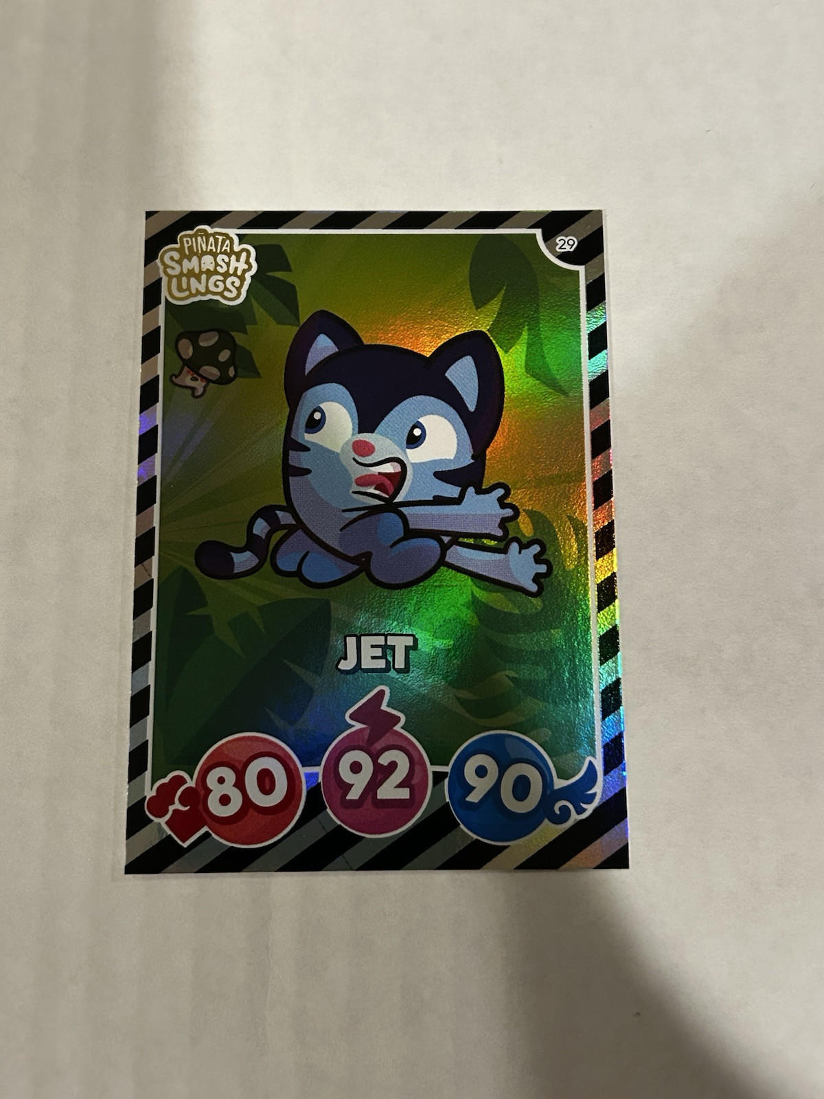 Jet Squishmallow 2024 Panini Trading Cards #29 Holo Uncommon