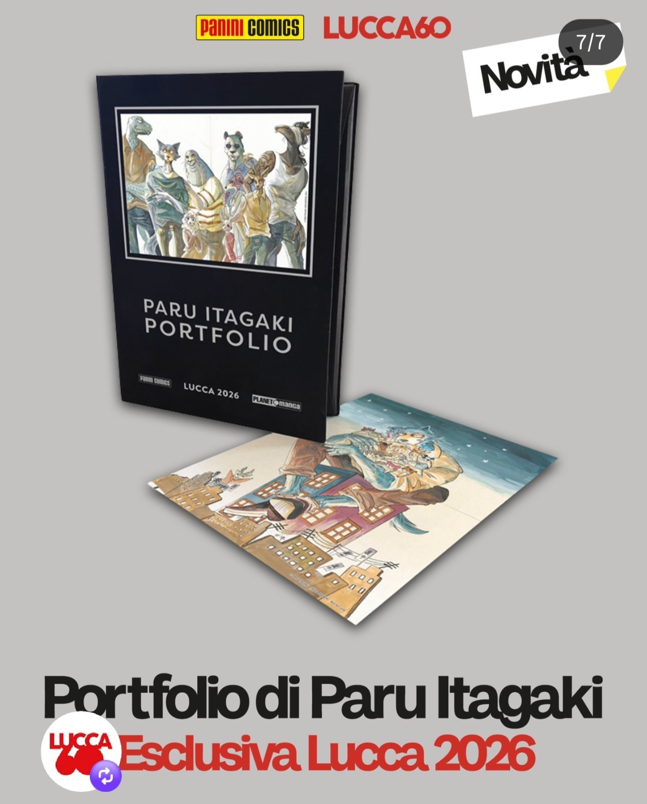 Itagaki Portfolio esclusiva Lucca Comics 2026