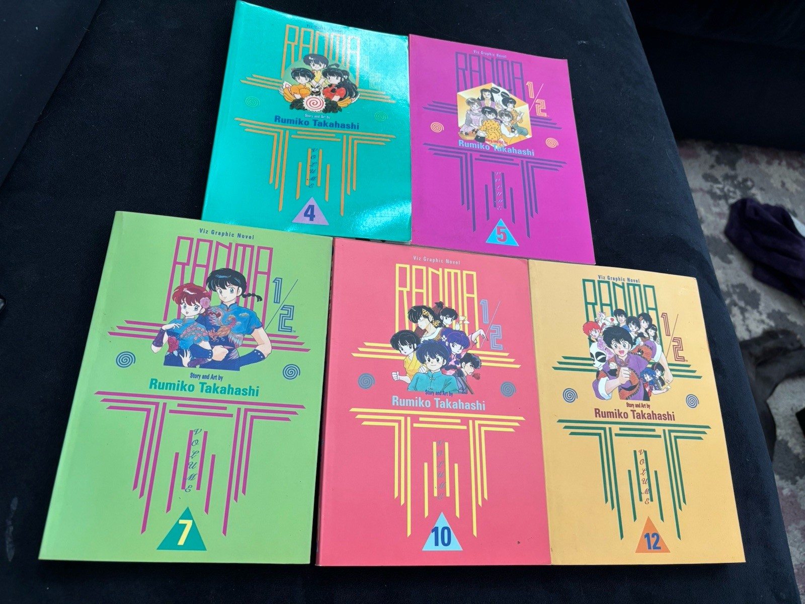 Ranma 1/2 manga inglese LOTTO 5 volumi Rumiko Takahashi brossura 4 5 7 10 12