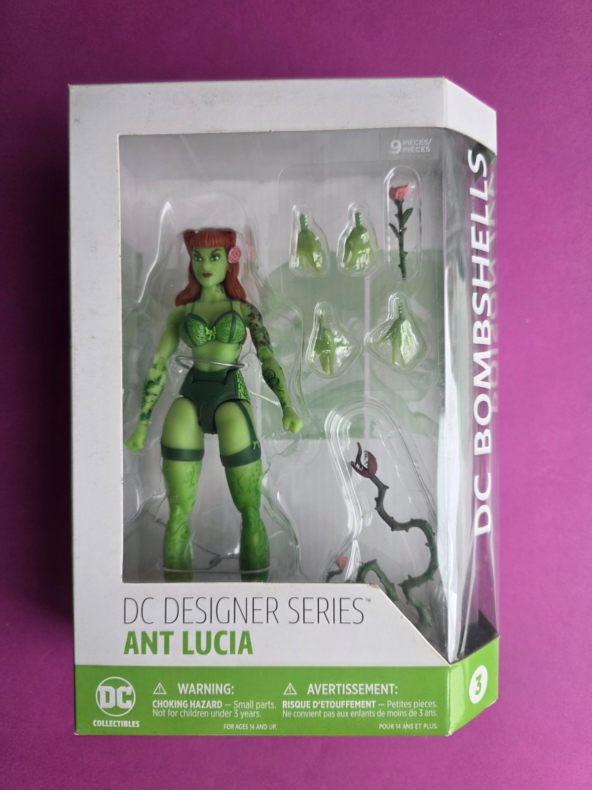DC Designer Series Ant Lucia Poison Ivy Bombshells 6" Action Figure #3