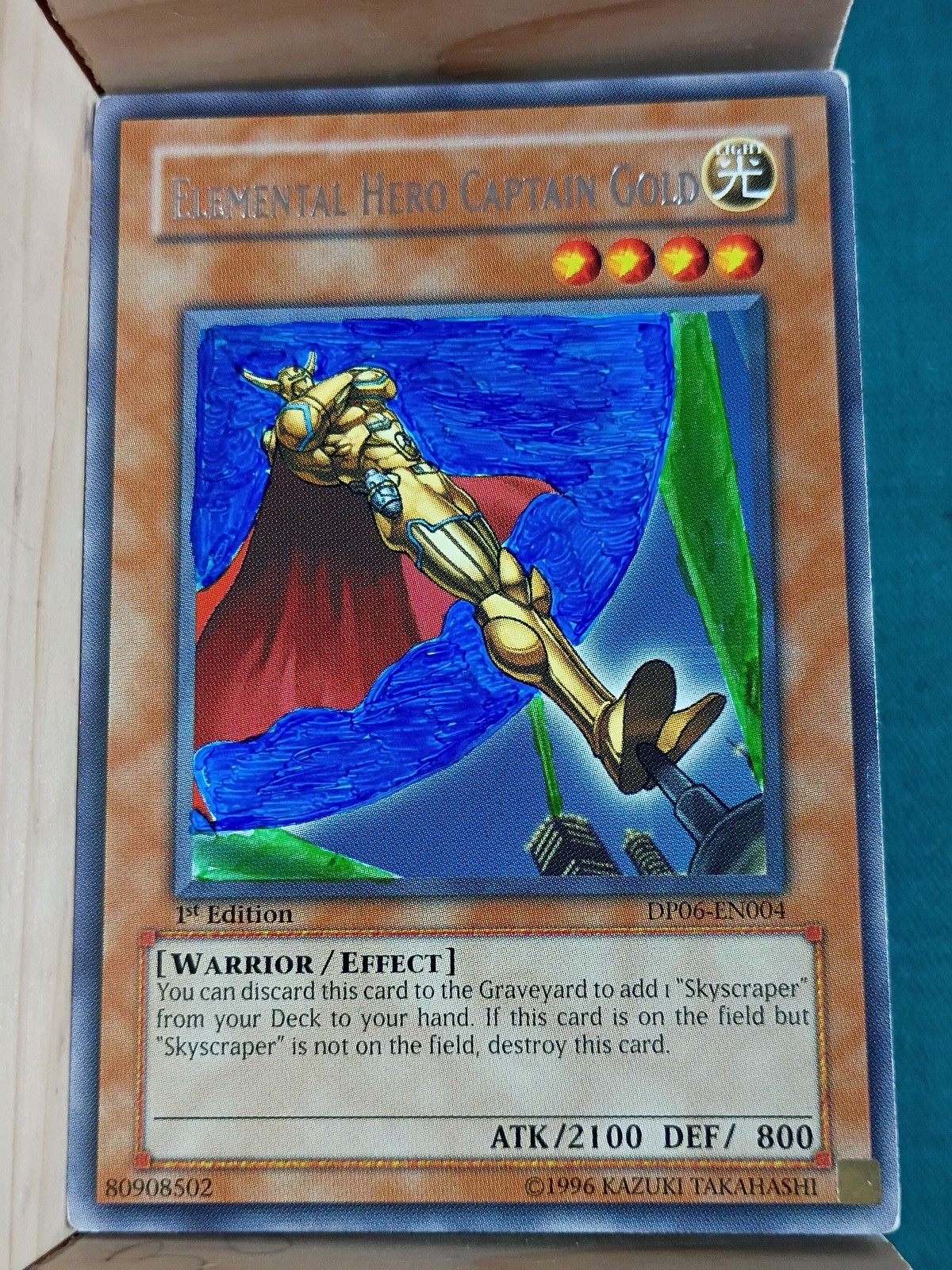 Elemental HERO Capitano Oro DP06-EN004 Rara 1° Edizione Yu-Gi-Oh