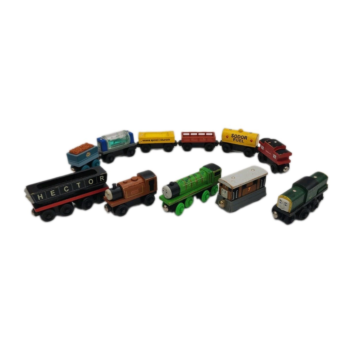 Set magnetico in legno vintage Thomas Il treno e gli amici 11 pezzi