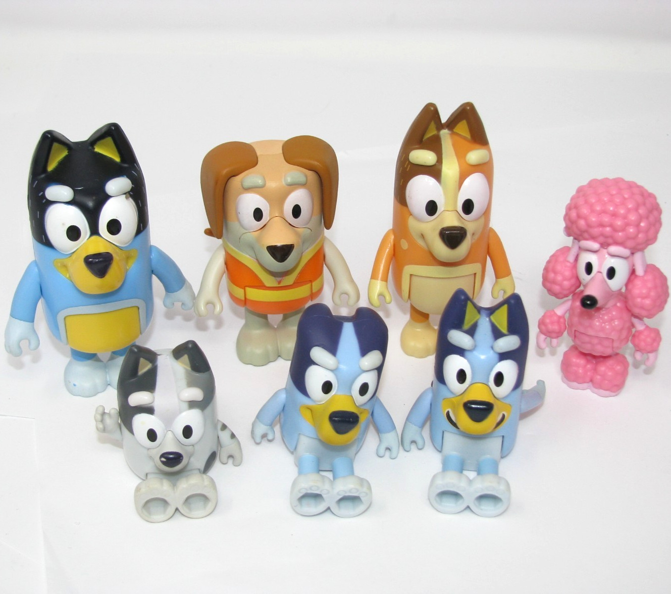 Lotto Figurine Bluey Toys Friends Coco Barboncino Alce Toys Bundle