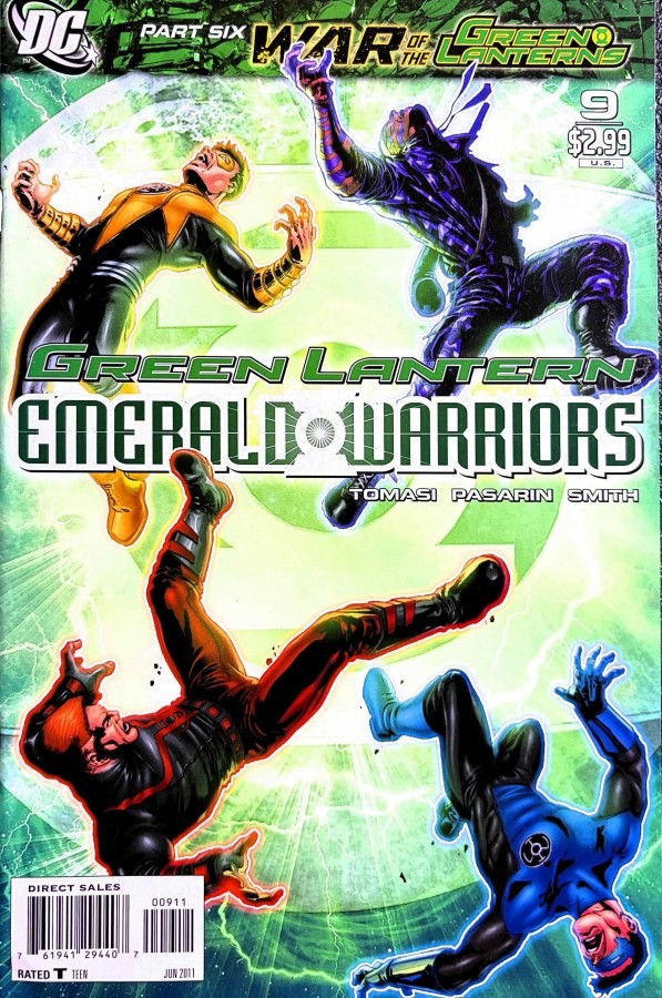 Lanterna Verde: Guerrieri di Smeraldo #9 (2011) DC Prima Stampa Guy Gardner Fumetto