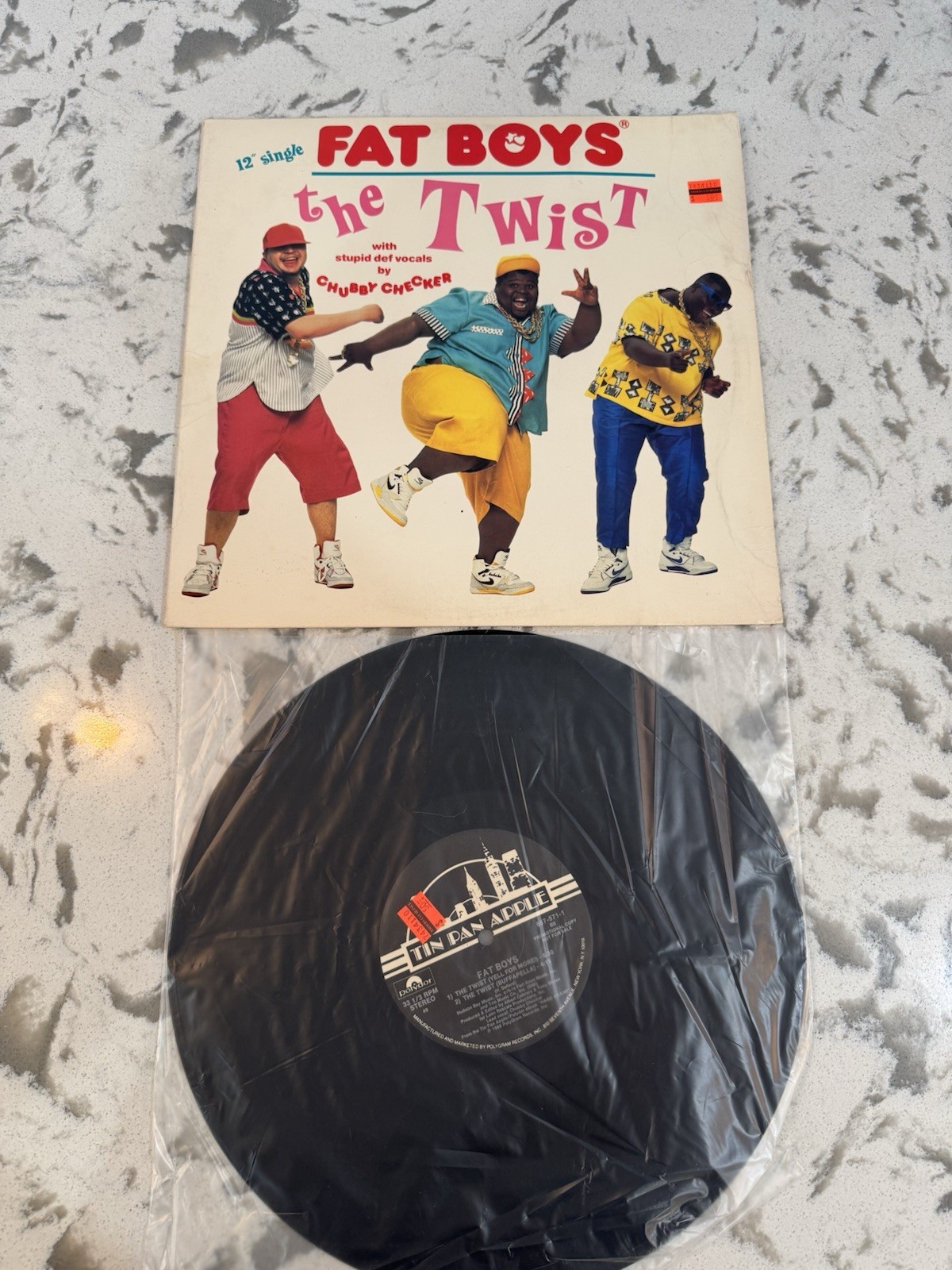 Fat Boys – The Twist - 1988 - Tin Pan Apple Vinyl Record 12” Single Excellent