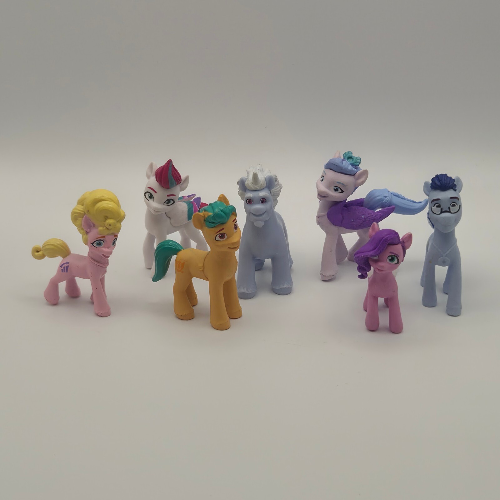 Lotto giocattoli My Little Pony Hasbro Figures Bundle x7 G5 A nuova generazione Pony