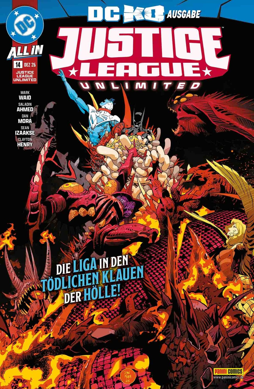 JUSTICE LEAGUE UNLIMITED (dal 2025) #14 PREORDINE 26.11.26 PANINI