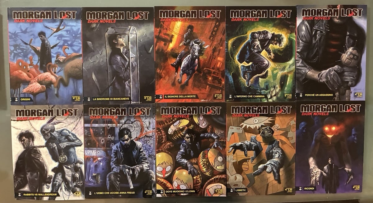  Morgan Lost Dark Novels N. 0 1 2 3 4 5 6 7 8 9 serie completa Bonelli