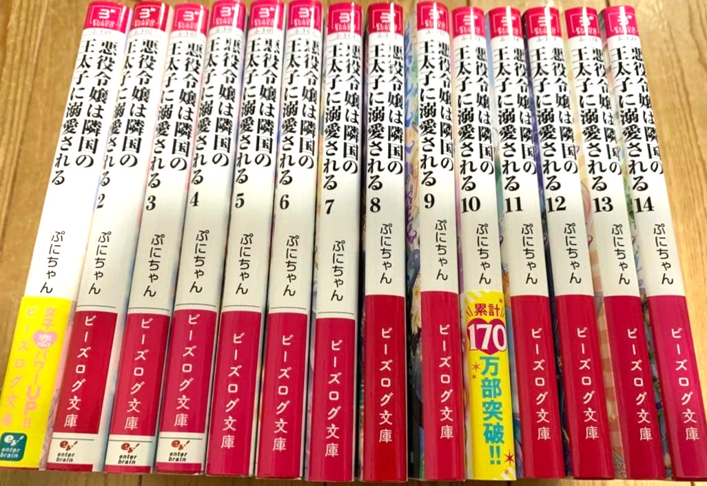 The Villainess Is Adored by the Prince of the Neighbor Kingdom 1-14 light novel