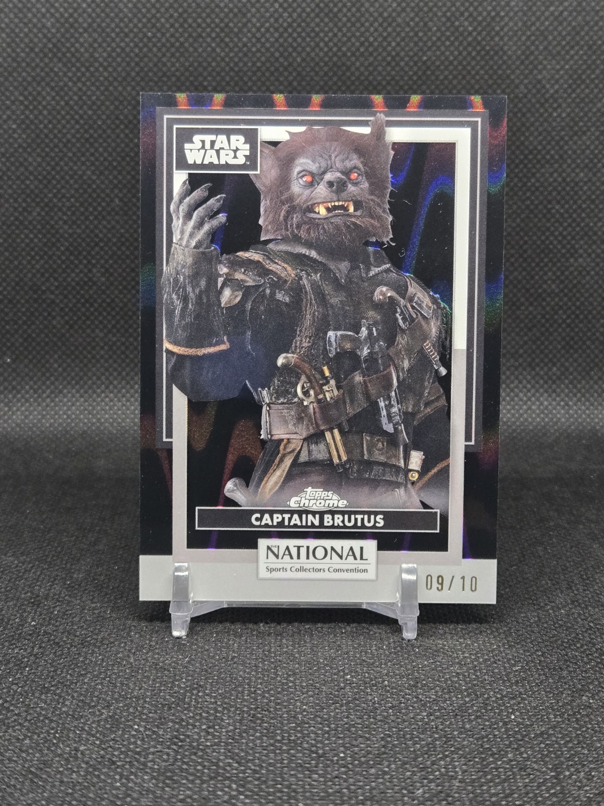 2026 Topps Chrome National NSCC Star Wars Captain Brutus Black Refractor /10