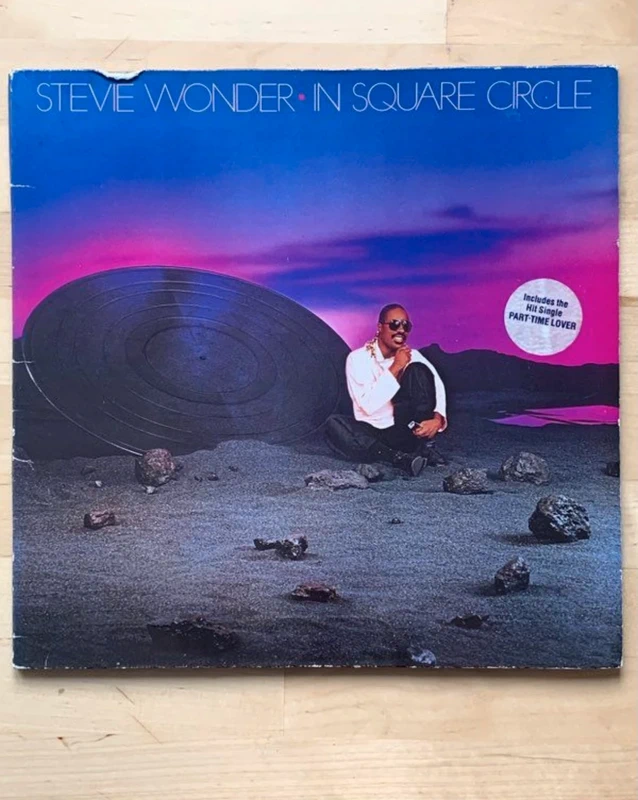Stevie Wonder In Square Circle Premier Pressage 1985 vinyle 33 tours