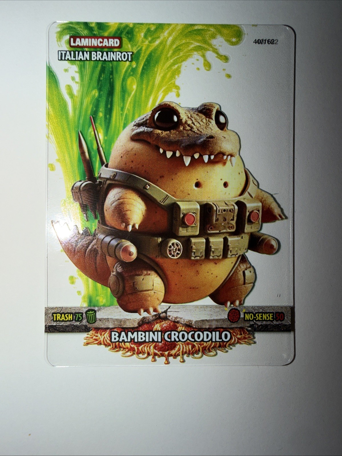 2025 Lamincard Italian Brainrot  1st Edition Bambini Crocodilo