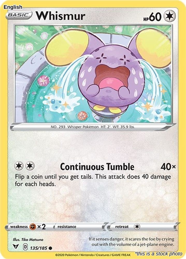 Whismur [SWSH04 - 135/185] Tika Matsuno Common Near Mint