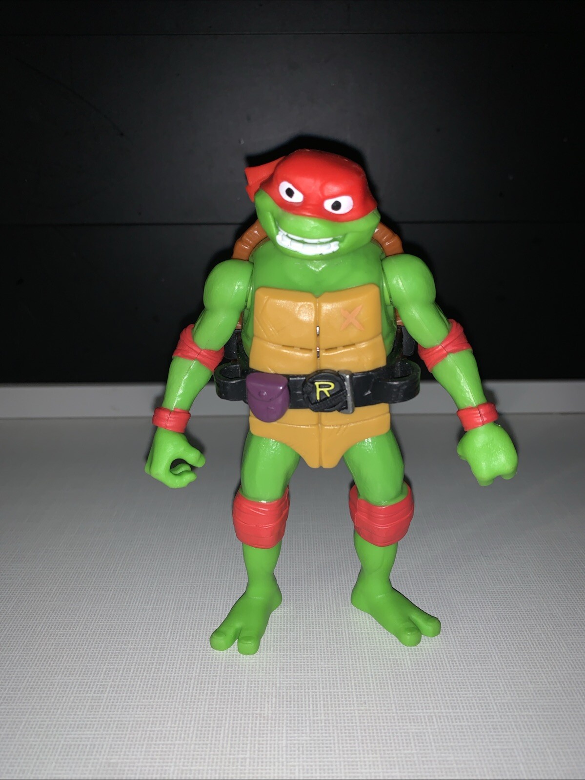 TMNT Playmates Mutant Mayhem Ninja Shouts Raffaello Modellino 5,5" Talks 2023