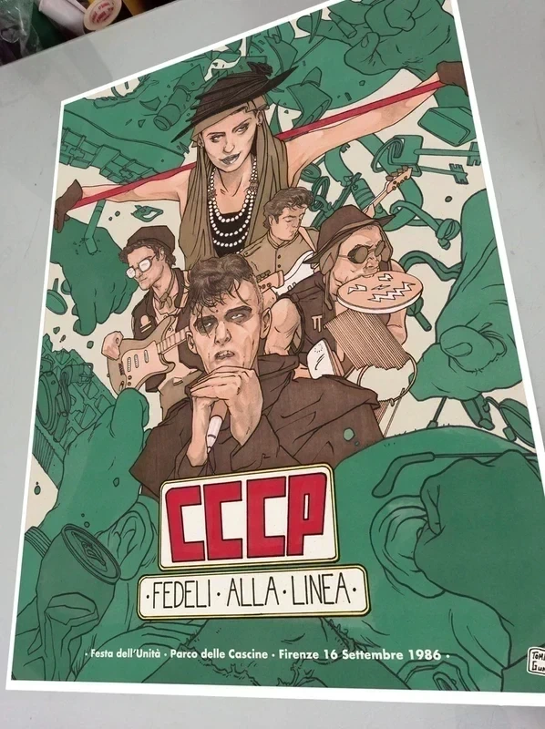 CCCP fedeli alla linea poster