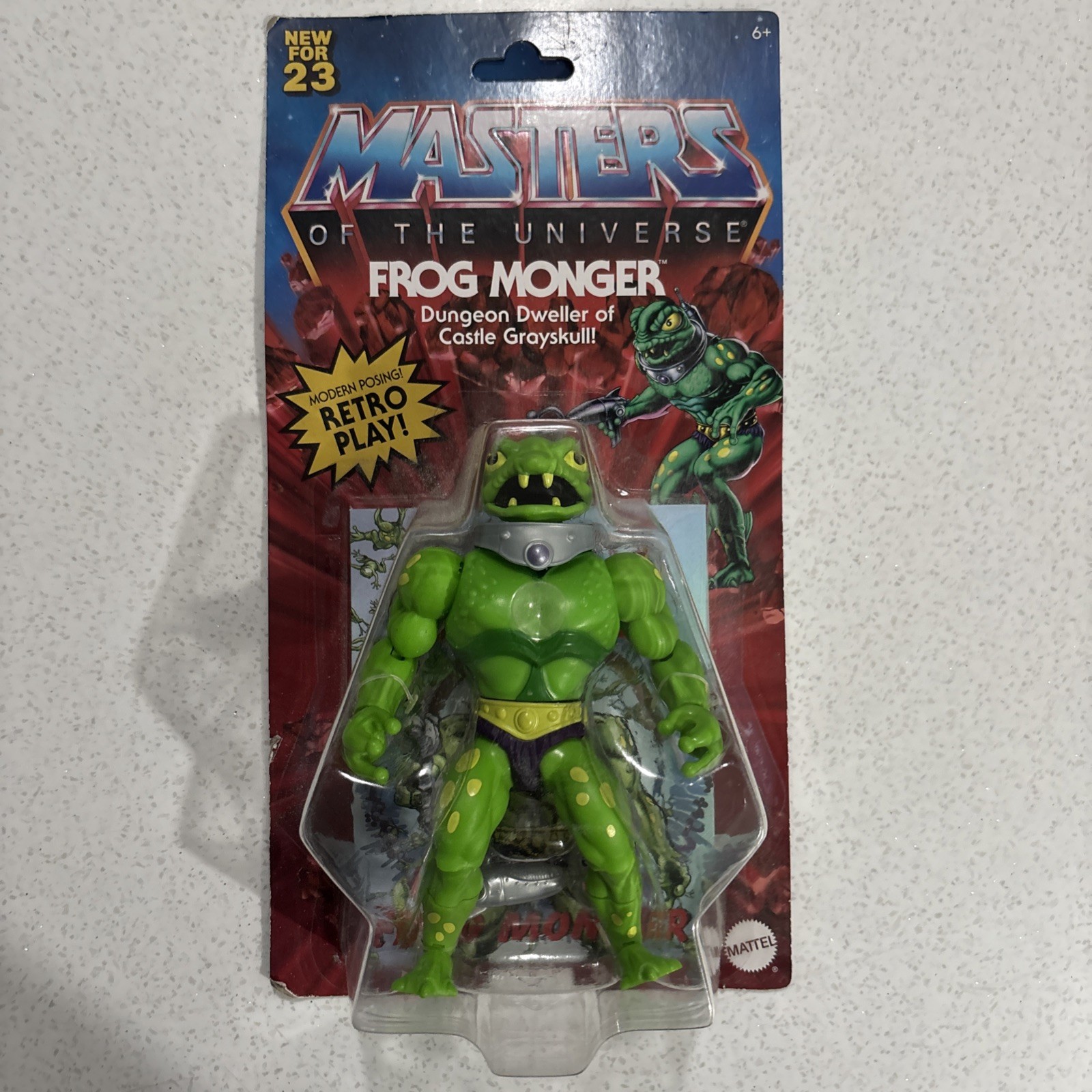 Masters Of The Universe Frog Monger Mattel Esclusiva NUOVO 2022