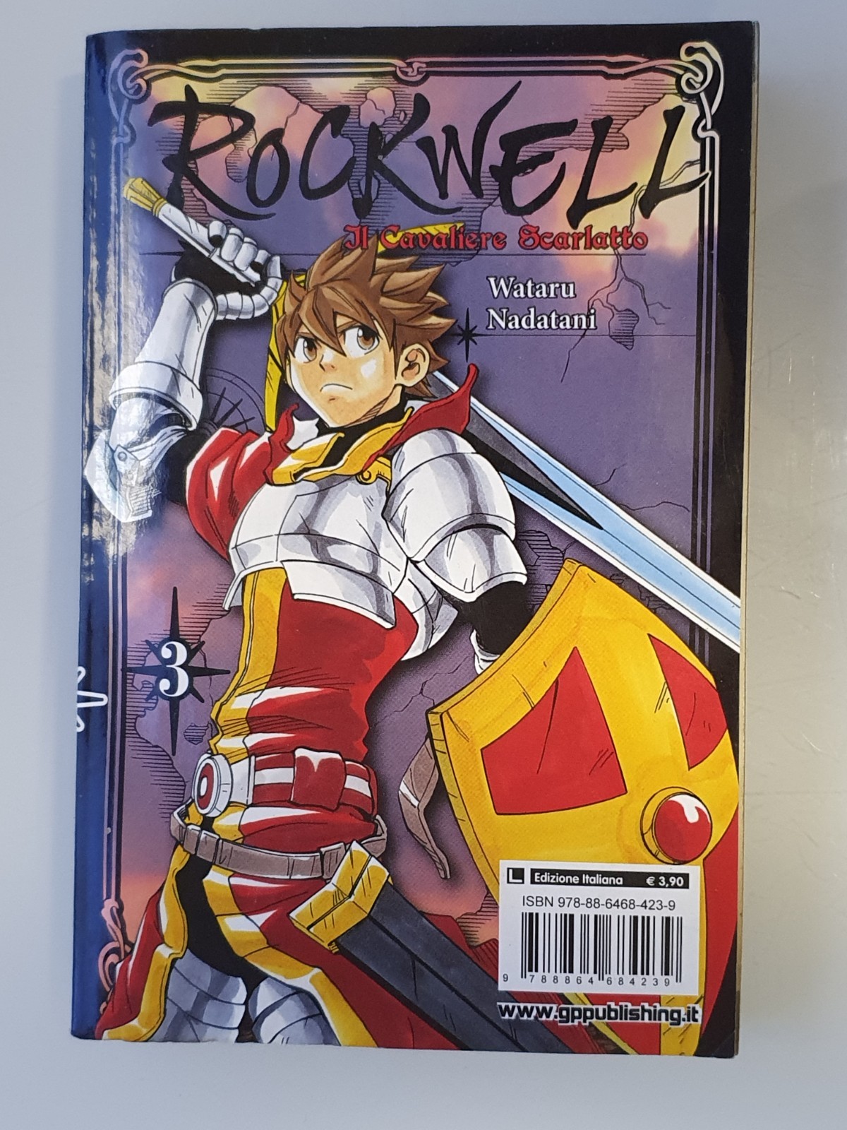MANGA Rockwell Il Cavaliere Scarlatto 3 GP Manga 2011 Wataru Nadatani Italiano