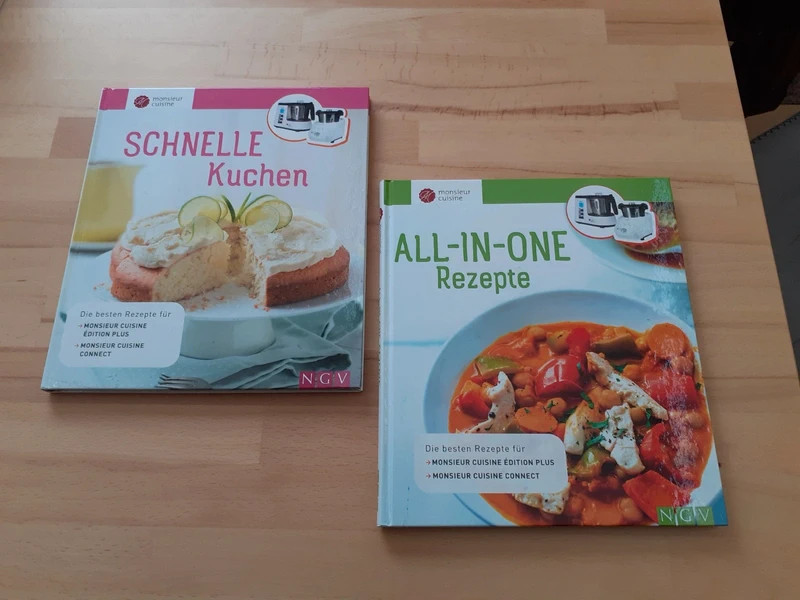 2 Kochbücher  - Monsieur cuisine