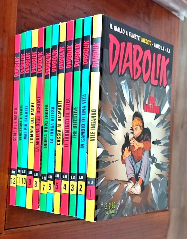 Diabolik annata completa  LX - 1/12