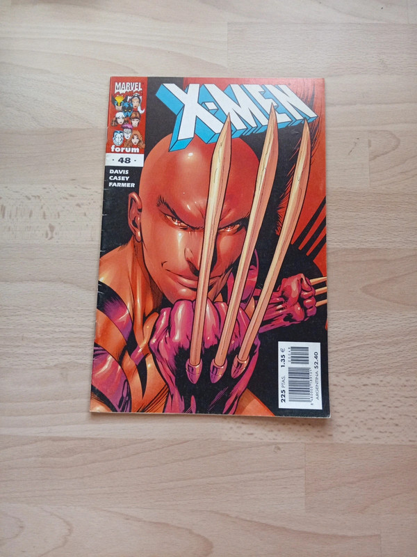 Lote 19XMFP2- Buen cómic colección X- Men vol 2 número 48 editorial Forum.