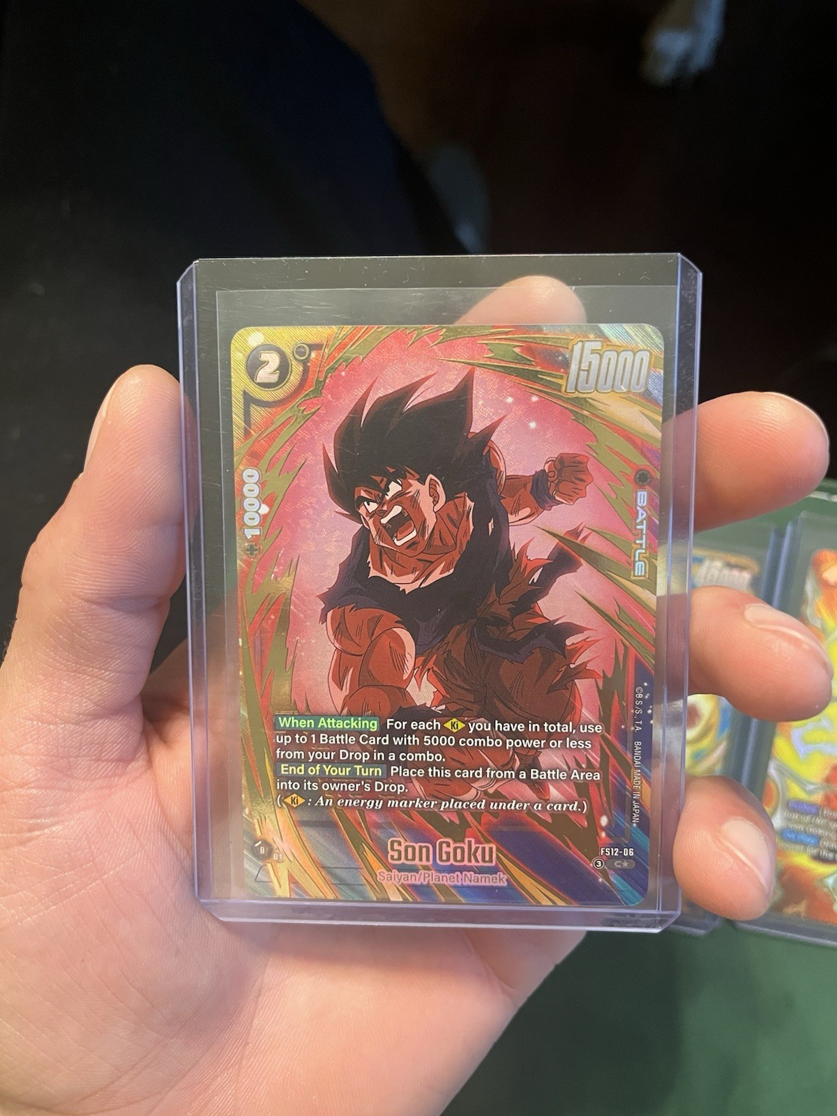 Son Goku Fs12-06 (oro) Dragon Ball Super