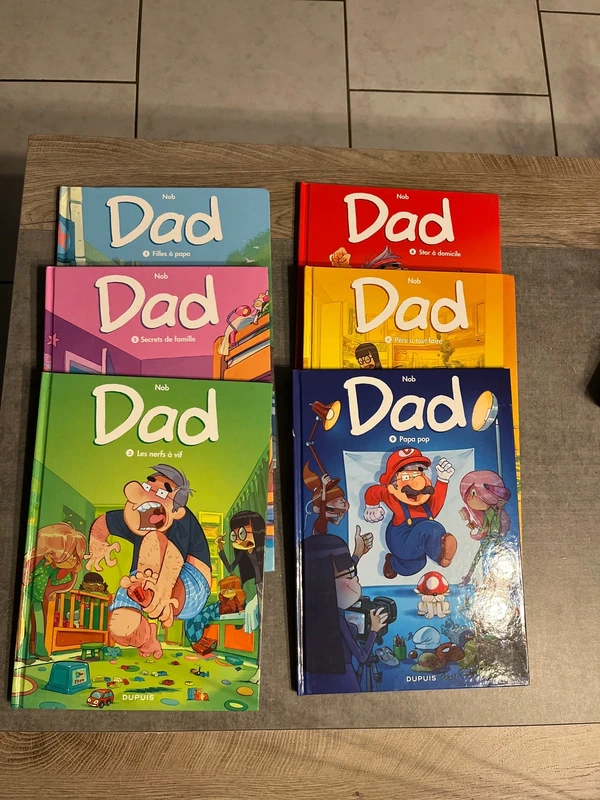 Bd dad lot de 6 bd
