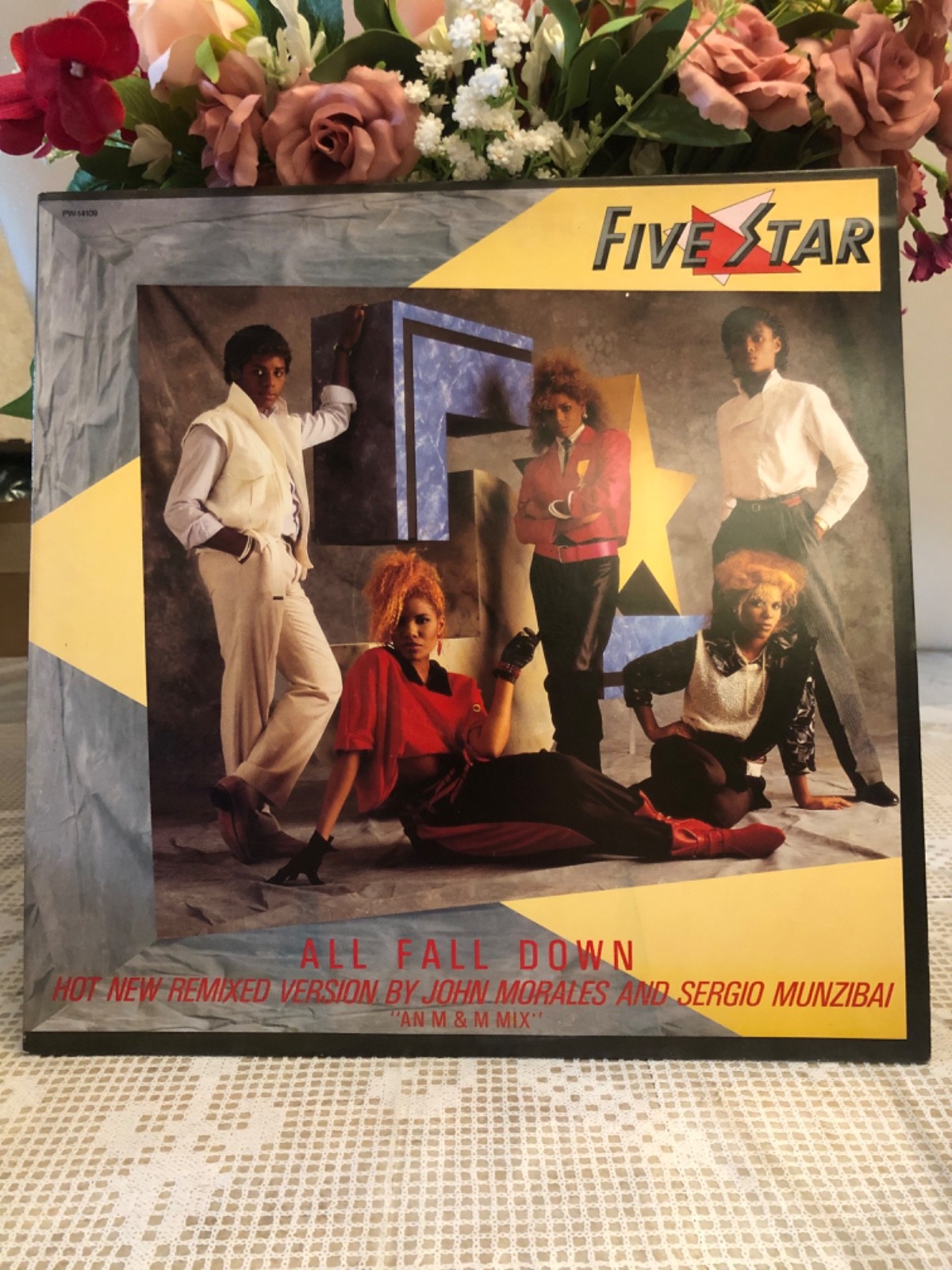 Five Star All Fall Down 12" Vinyl Single 1985 RCA M&M Remix PW-14109 MINT