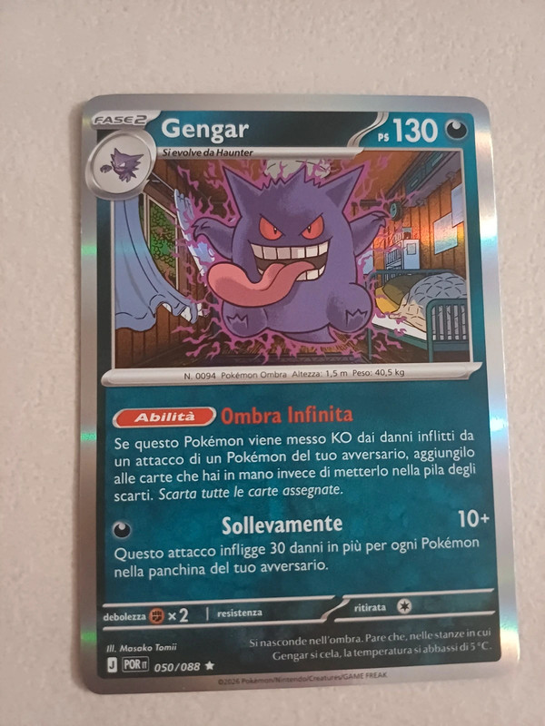 Carta pokemon Gengar