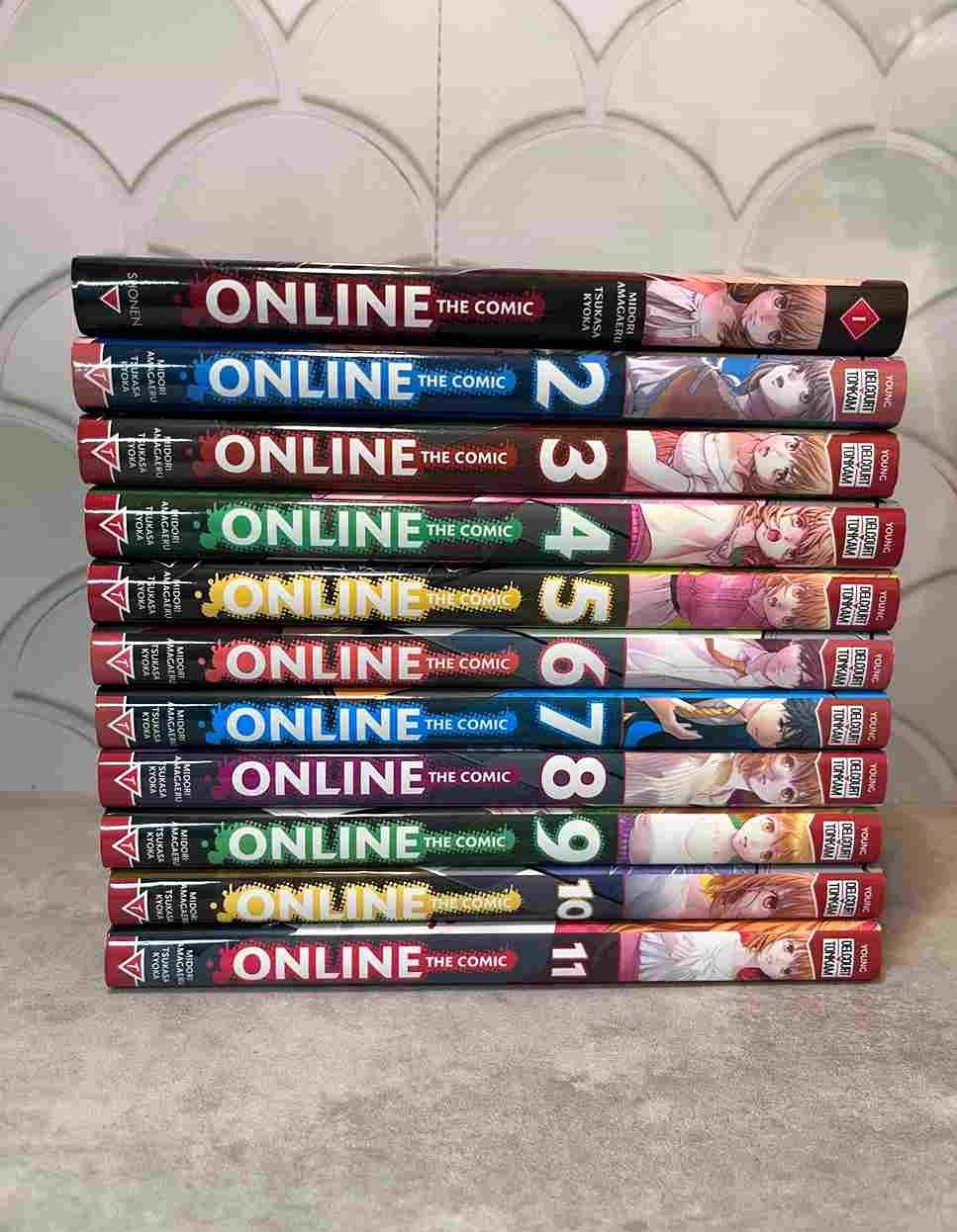 manga : online the comic - collection complete 11 tomes